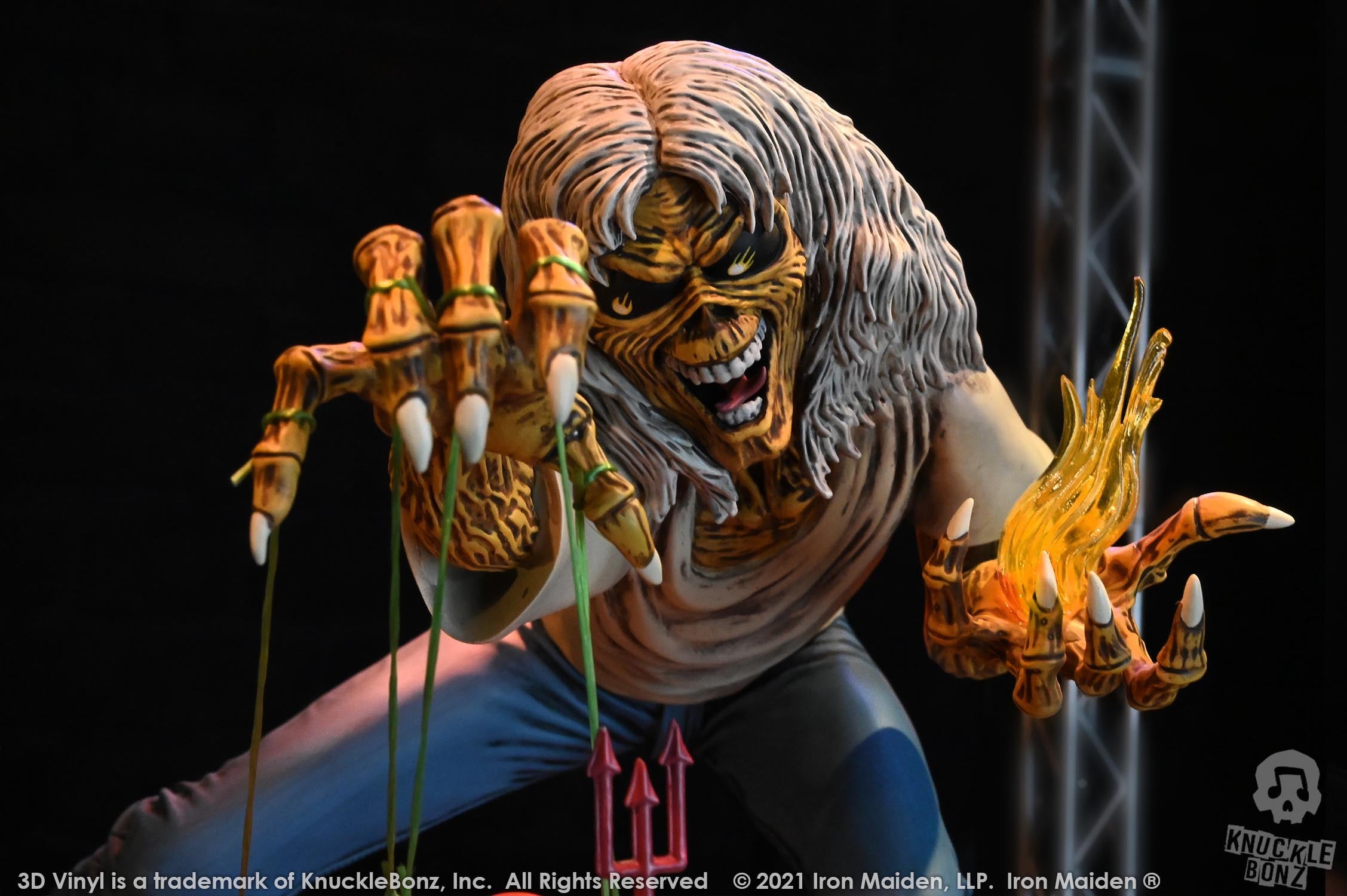 Iron Maiden Number of the Beast KnuckleBonz Statue
